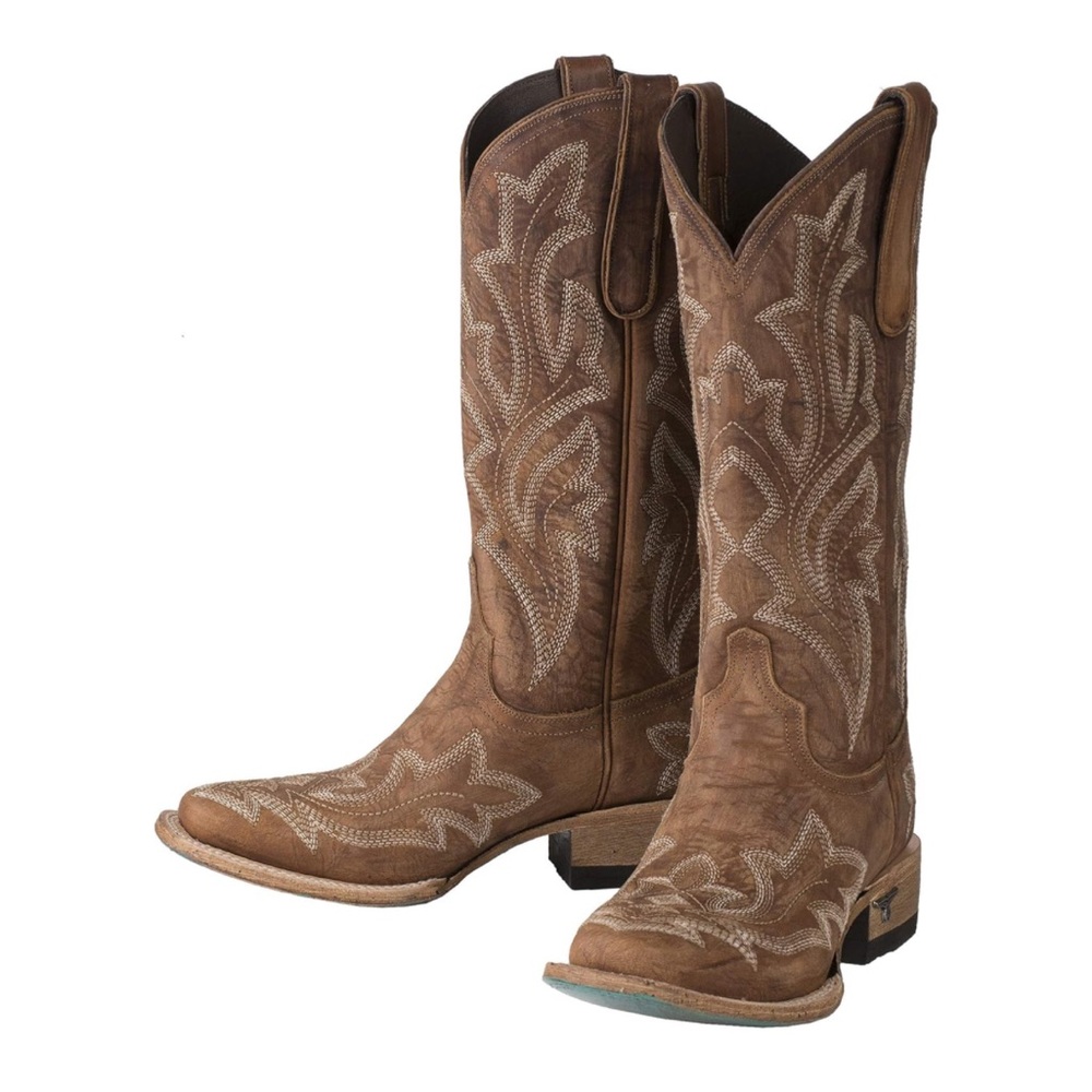 LANE Saratoga Square Boots Size 8